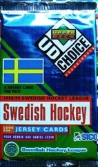 1998/99 Upper Deck UD Choice Swedish Hockey Card Pack